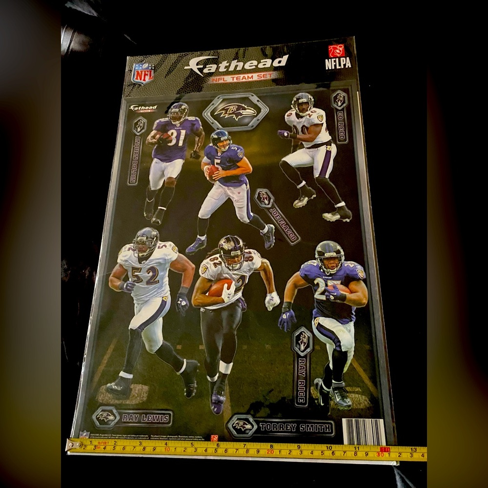 FatHead  TeamMates  Baltimore Ravens Lewis  Rice Flacco  Reed  Boldin   Smith